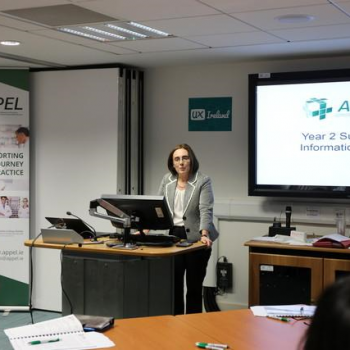 PROF ANNE MARIE HEALY WELCOMES THE SUPERVISORS TO TCD